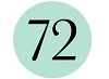 72 Hair Logo