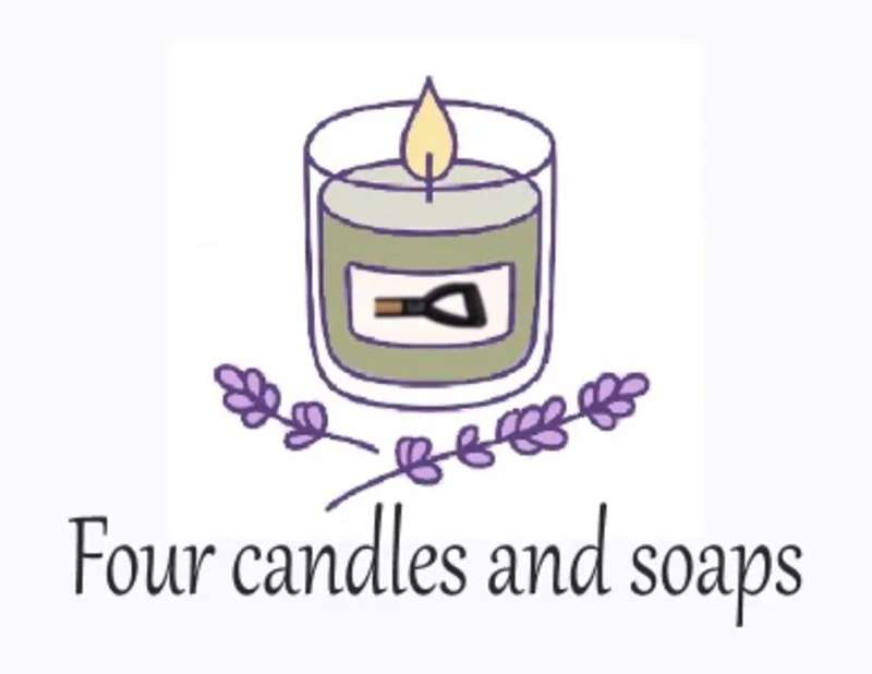 Four Candles and Soaps Logo