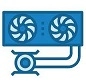 Computer Water Cooling Logo