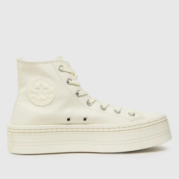 Image of Converse all star modern lift trainers in white White UK 3 (EU 35)