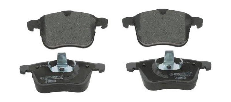 Image of JURID 573090J Brake pad set prepared for wear warning indicator, without accessories Brake Pad Set,disc brake (402)