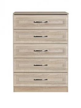 Image of Swift Winchester Ready Assembled 5 Drawer Chest