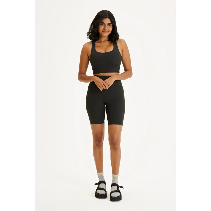 Image of Girlfriend Collective Sports bra Girlfriend Collective Rib Paloma Noir Female 5XL