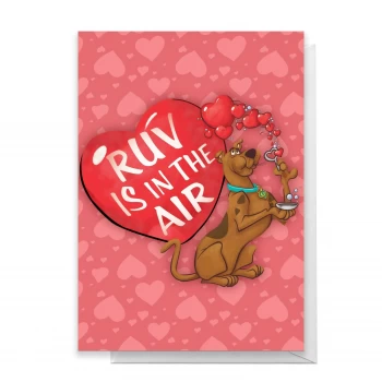 Image of Scooby Doo Valentines Ruv Greetings Card - Large Card
