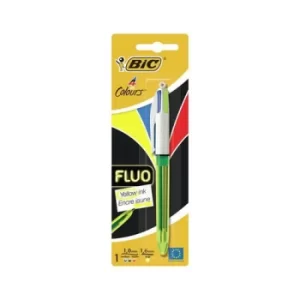 image of 4 Colours Fluo Blister (Pack of 10) 939422