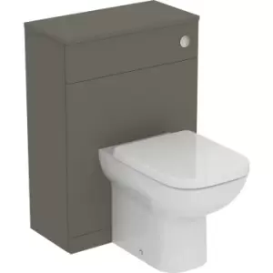 image of Ideal Standard i. life A Matt WC Unit and Worktop with Back to Wall Toilet and Soft Close Seat 600mm in Quartz Grey