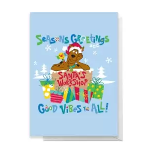 Image of Scooby Doo Seasons Greetings Good Vibes All Greetings Card - Standard Card