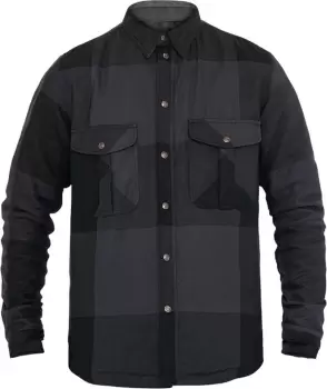 Image of John Doe Motoshirt XTM Big Block Motorcycle Shirt, black-grey, Size 2XL, black-grey, Size 2XL