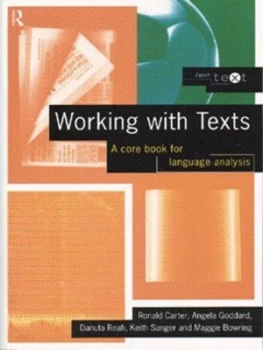 Image of Working with Texts by Maggie Bowring Book