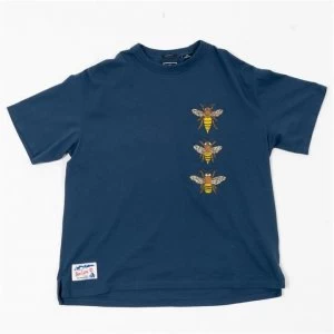 image of Timberland X Bee Line Tee - Dark Denim