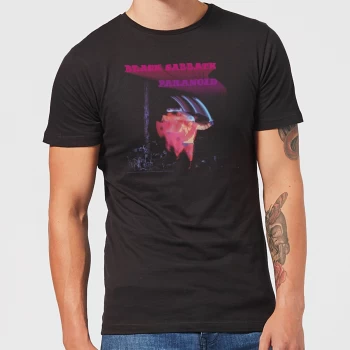Image of Black Sabbath Paranoid Mens T-Shirt - Black - 3XL - Black