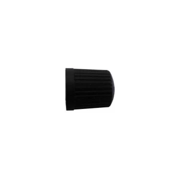 image of Car Dust Caps - Black Plastic - Pack Of 4 - PWN174 - Wot-nots