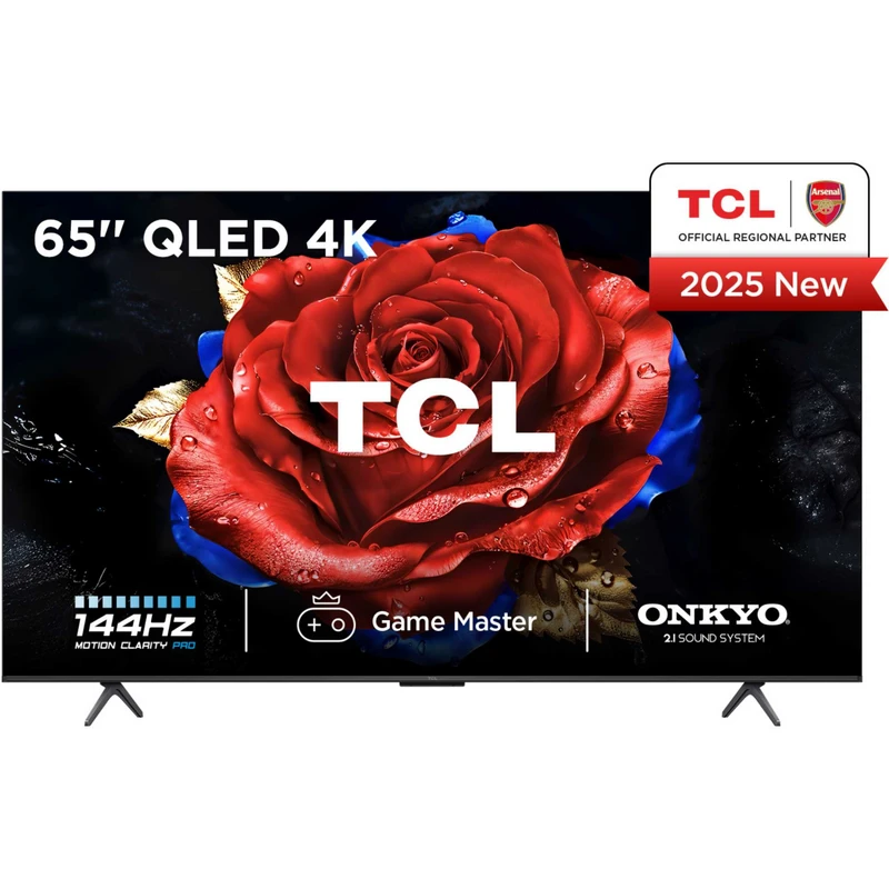 image of TCL 65" 65T8C-UK Smart 4K Ultra HD QLED TV