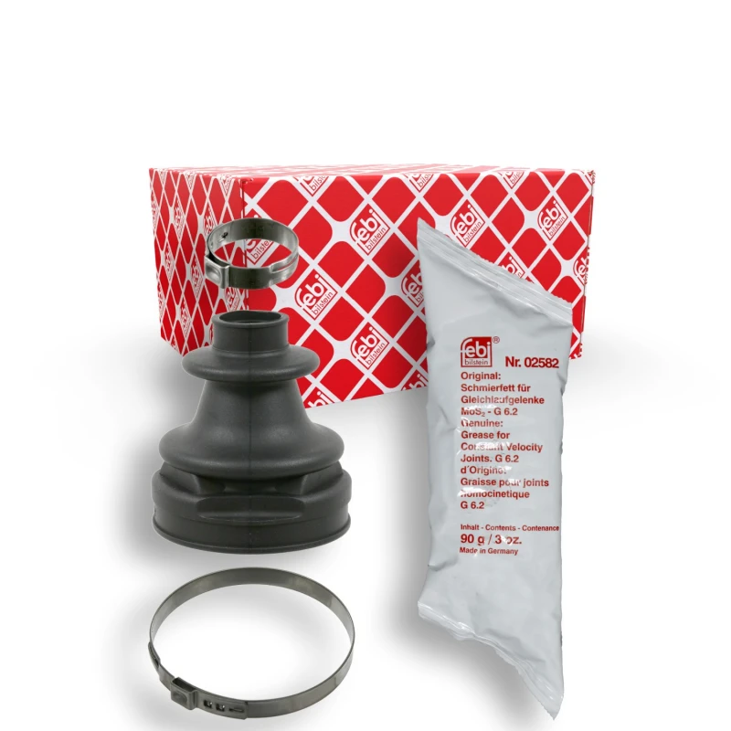 Image of FEBI BILSTEIN 22985 CV Boot Front Axle, Rubber Rubber Bellow,drive shaft (194)