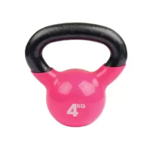 image of Fitness Mad 4kg Kettlebell Pink