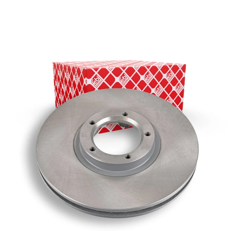 Image of FEBI BILSTEIN 05646 Brake disc Front Axle, internally vented, Coated Brake Disc (82)