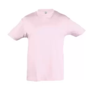 Image of SOLS Kids Regent Short Sleeve T-Shirt (12yrs) (Pale Pink)