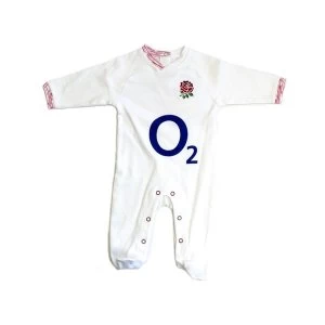 Image of England RFU Rugby Sleep Suit 9-12 Months