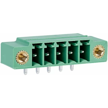 Image of 1843826 MC 1,5/ 5-GF-3,5 5 Way PCB Header 8A 3.5mm Flange - Phoenix Contact