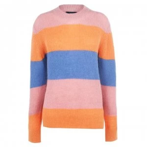 image of Gant Striped Wool Jumper - 105 Multi