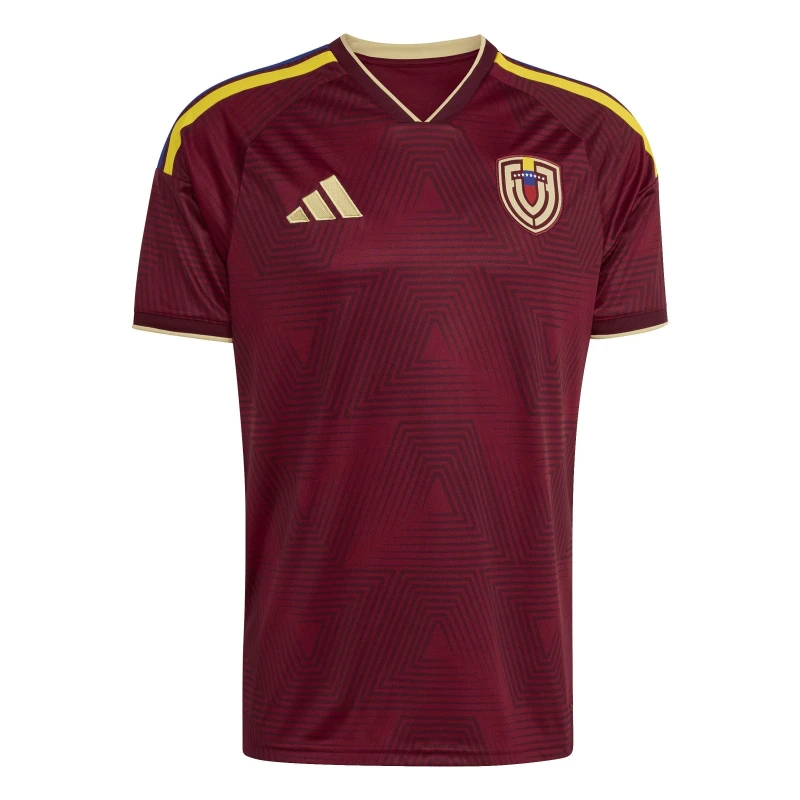 Image of adidas Venezuela Home Shirt World Cup 2026 Mens Red/White male M