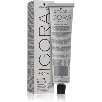 Schwarzkopf Professional IGORA Royal Absolutes SilverWhite Semi-Permanent Hair Dye for Silver and White Hair Shade Slate Grey 60ml