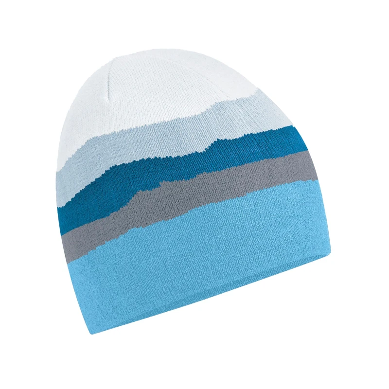 Image of Beechfield Beechfield Men Mountain Pull-On Beanie in Pale Blue Pale Blue One Size Male 5063470792641