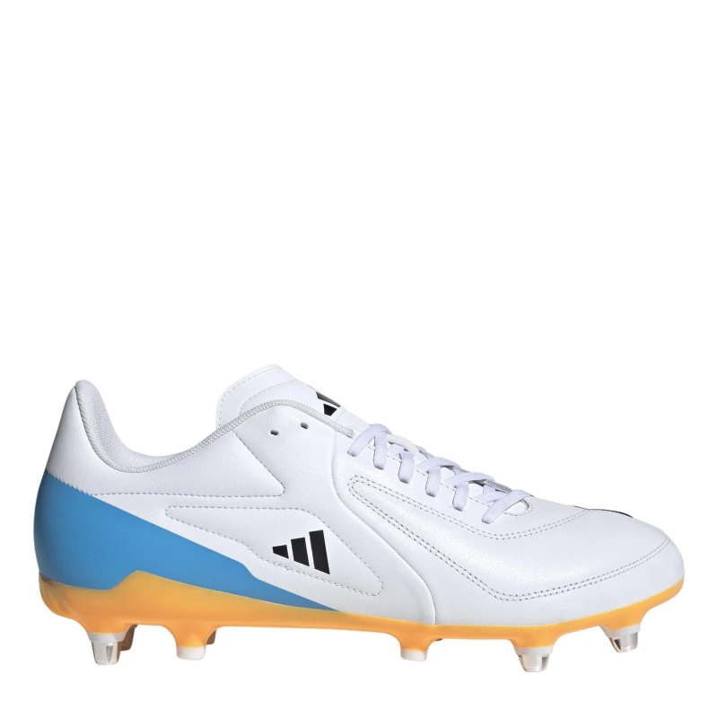 Image of adidas Adizero RS15 Elite Adults Soft Ground Rugby Boots Wht/Blk/luc male 9 (43.3)