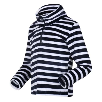 Image of Regatta Kamailie Overhead Fleece - Navy Stripe