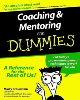 Image of Coaching & mentoring for dummies by Marty Brounstein