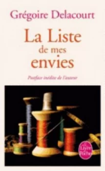 Image of La Liste De Mas Envies by Gregoire Delacourt Book
