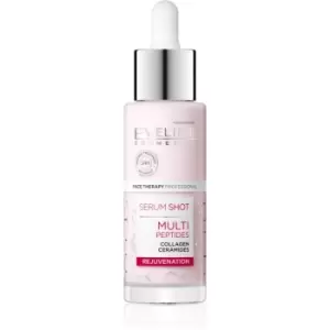 image of Eveline Cosmetics Serum Shot Multi Peptides Rejuvenating Face Serum With Collagen 30ml