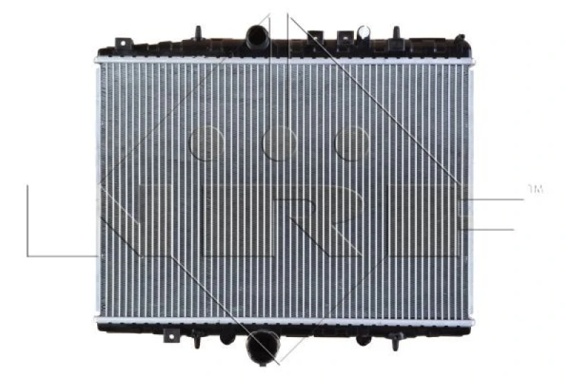 Image of NRF 58352 Engine radiator Brazed cooling fins, Aluminium, with gaskets/seals Aluminium Radiator,engine cooling (470)