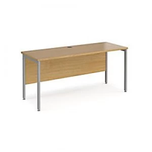Image of Maestro 25 Home Office Desk with H-Frame 600mm White