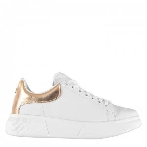 Image of M by Moda Chunky Britt Trainers - WHITE/ROSE GOLD
