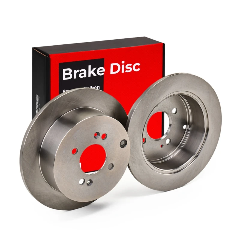 Image of STARK SKBD-0020276 Brake disc Rear Axle, solid, Cast Iron, Uncoated, Untreated, without bolts/screws Cast Iron Brake Disc (82)