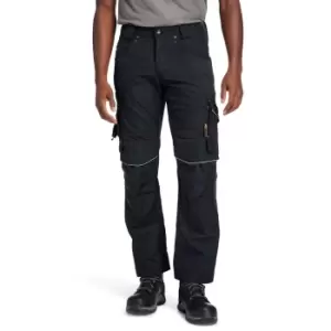 Image of Mens Timberland Pro Interax Work Trousers Black, Size 40xREG