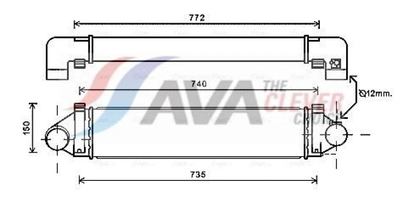 Image of Intercooler AVA COOLING SYSTEMS FDA4481