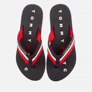 Image of Tommy Hilfiger Womens Mellie NY Toe Post Sandals - Midnight - UK 4