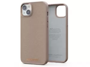 Image of Njord byELEMENTS Fabric Just Case for Apple iPhone 14 Plus, Pink Sand