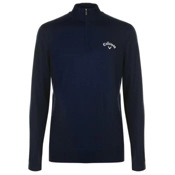 Image of Callaway Zip Sweater Mens - Blue
