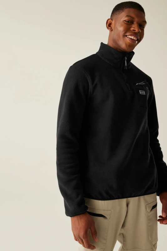 Image of Dare 2b Dare 2b Men Affinity Fleece in Jet Black Size: 3X-Large Jet Black XXXL Male 5063516188643