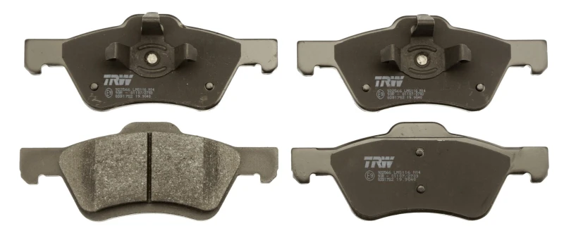 Image of TRW GDB1752 Brake pad set not prepared for wear warning indicator Brake Pad Set,disc brake (402)
