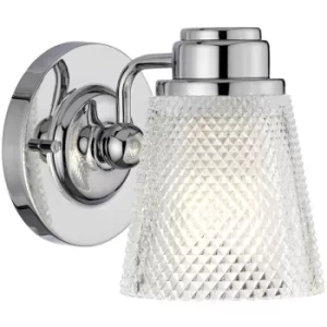 Image of Applique murale Hudson Chrome poli