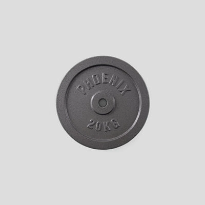 Image of Phoenix Fitness 20Kg Cast Iron Standard Plate 1" For Heavyweight Training