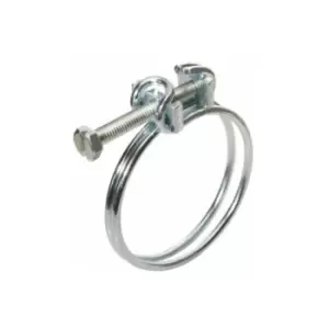 image of 65HC Double Wire Zinc Plated Clamp For 65mm Hose - Charnwood