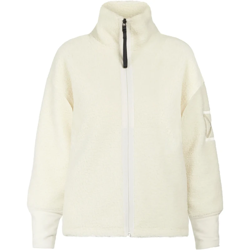 Image of Womens full-zip fleece Didriksons Mella Blanc Female 46