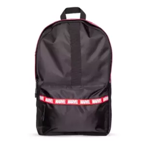 image of Marvel Logo Basic Backpack, Black (BP053600MVL)