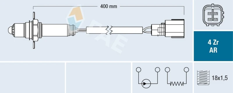 Image of FAE Lambda sensor FAE 75662
