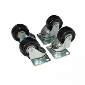 Image of Startech Caster Kit For Open Frame Rack